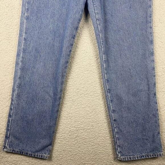 Vintage 90s LL Bean Flannel Lined Jeans Mens 32 Classic Fit 33x32 (31x32 ACTUAL) - Picture 5 of 16